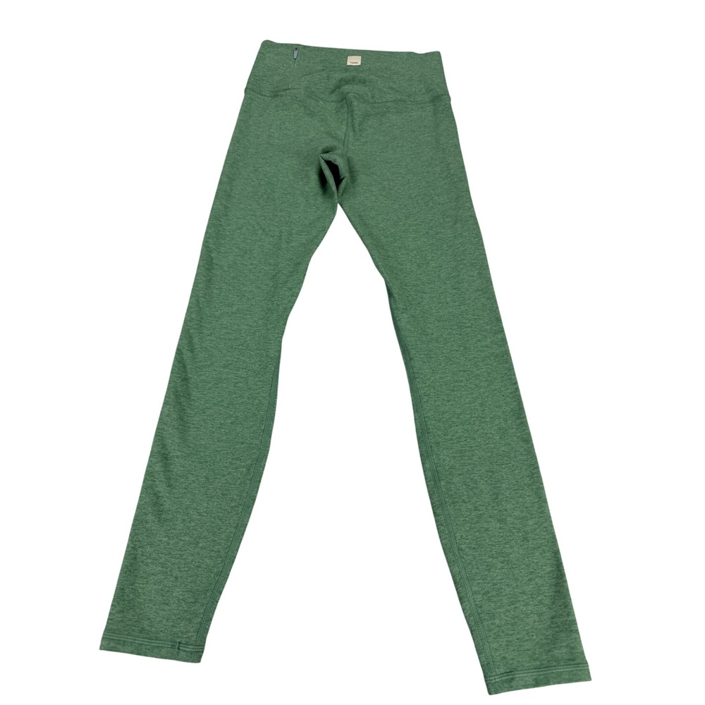 Vuori Clean Elevation Leggings Womens XS Green Heathered High Rise VW444 Active
